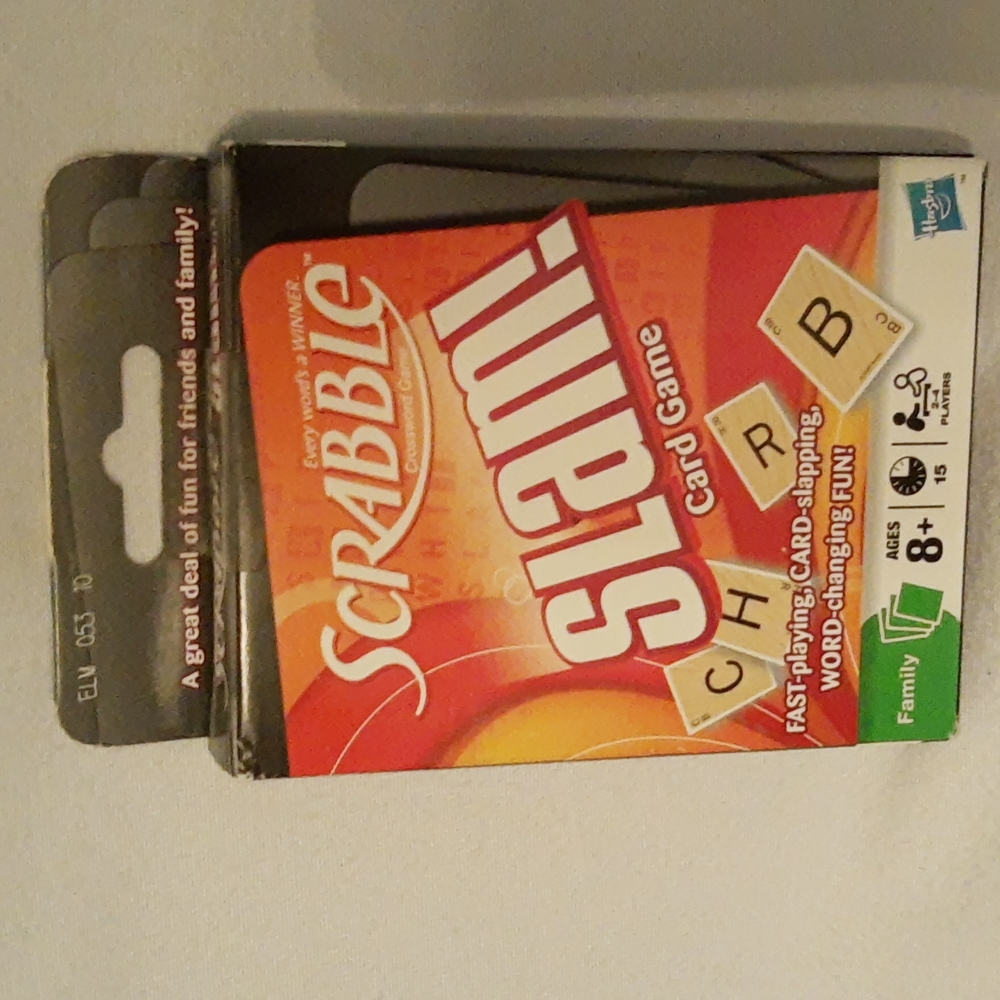 Scrabble Slam! Card Game Word Game Fast Paced Fun! Ages 8+